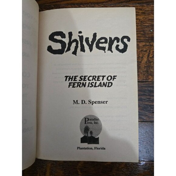 Shivers #12 The Secret of Fern Island By M.D. Spenser Horror Paperback book Vint - Picture 2 of 8
